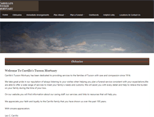 Tablet Screenshot of carrillostucsonmortuary.com